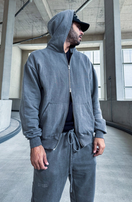 MagicBee Unisex Washed Handmade Jacket - Grey (Limited Edition)