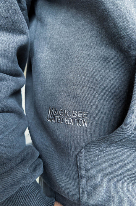 MagicBee Unisex Washed Handmade Jacket - Grey (Limited Edition)