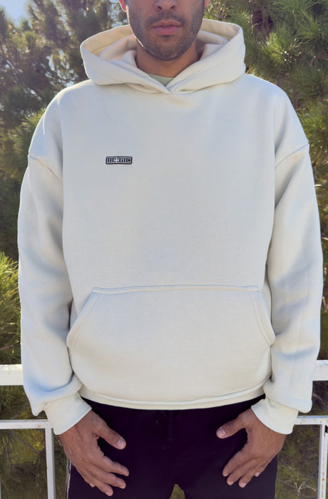 MagicBee Teddy Bear Logo Unisex Hoodie - Dirty White (Limited Edition)