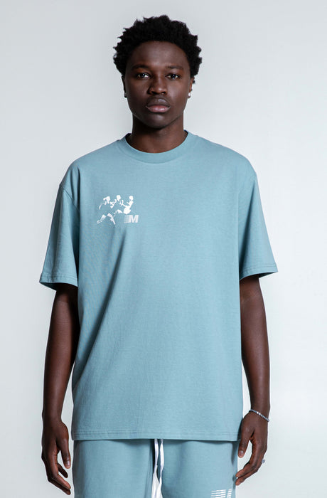 MagicBee Never Ending Race Tee - Light Blue