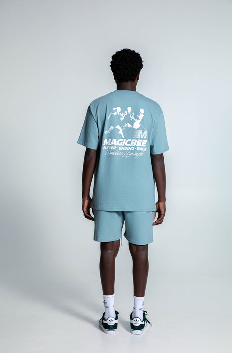 MagicBee Never Ending Race Tee - Light Blue