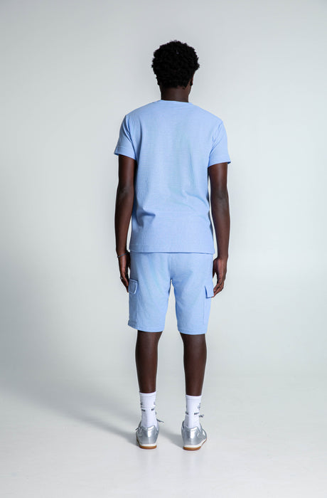 MagicBee Waffle Embroidered Logo Tee - Lilac