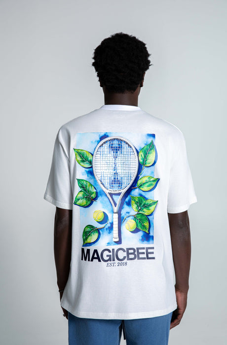 MagicBee Racket Tee - Off White