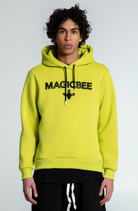 MagicBee Essential Logo Hoodie - Neon Green