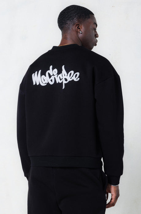 MagicBee Multi Layered Logo Print - Black