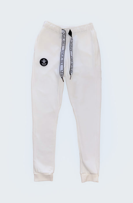 MagicBee Logo Cord Pants - Off White