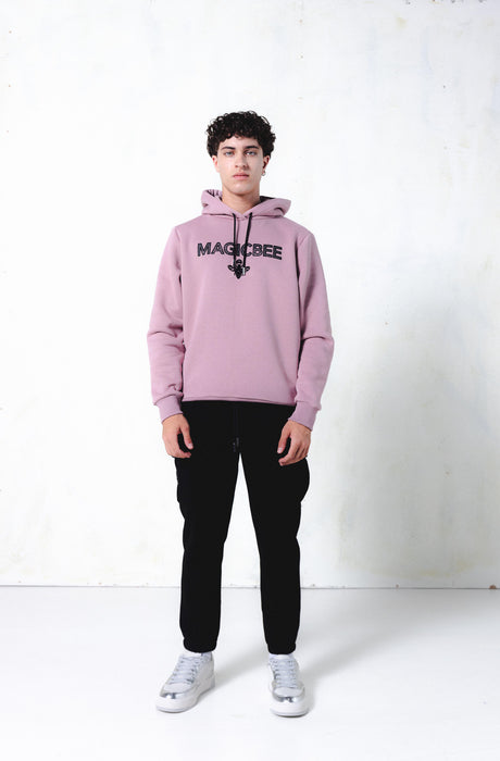 MagicBee Essential Logo Hoodie - Dusty Rose