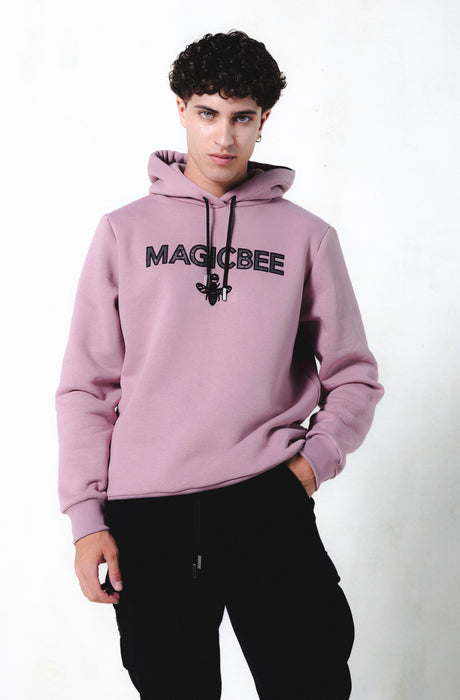 MagicBee Essential Logo Hoodie - Dusty Rose