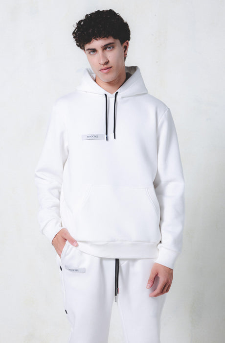 MagicBee Grosgrain Logo Hoodie - Off White