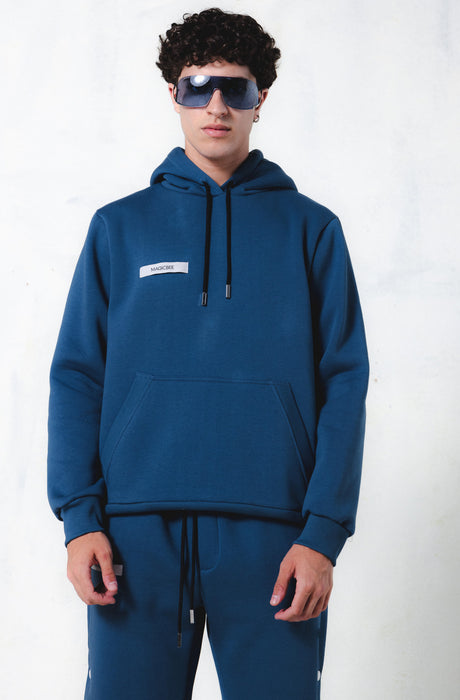 MagicBee Grosgrain Logo Hoodie - Petrol