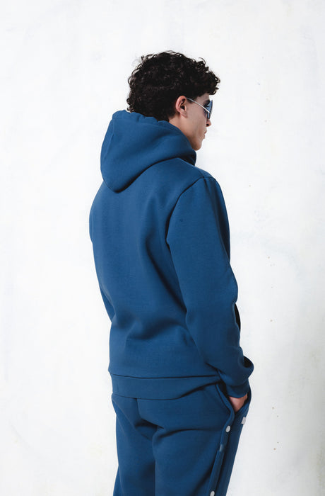 MagicBee Grosgrain Logo Hoodie - Petrol
