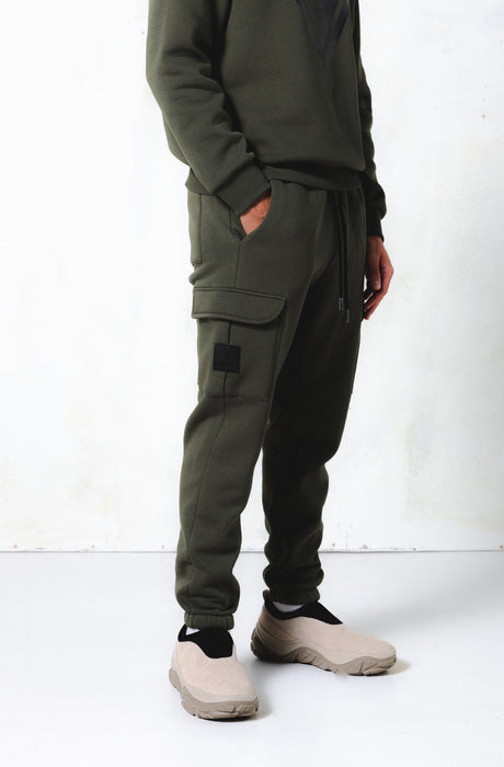 MagicBee Cargo Matt Logo Hose - Khaki