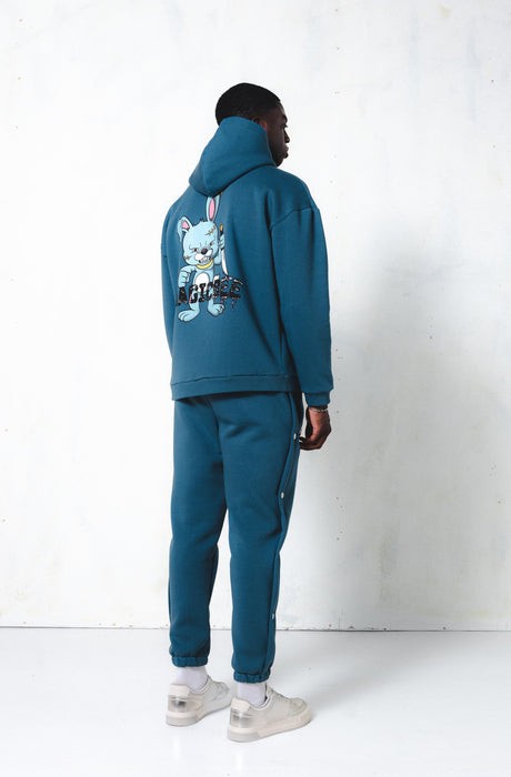 MagicBee Bad Bunny Hoodie - Petrol