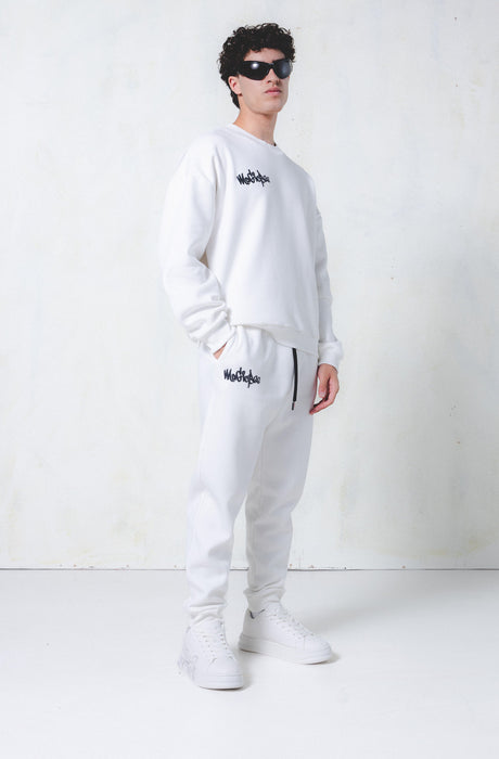 MagicBee Multi Layered Logo Print - Off White