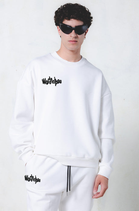 MagicBee Multi Layered Logo Print - Off White