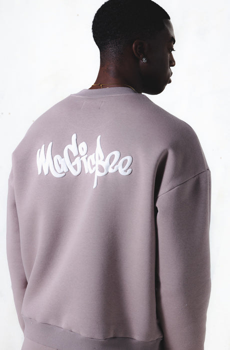 MagicBee Multi Layered Logo Print - Stone