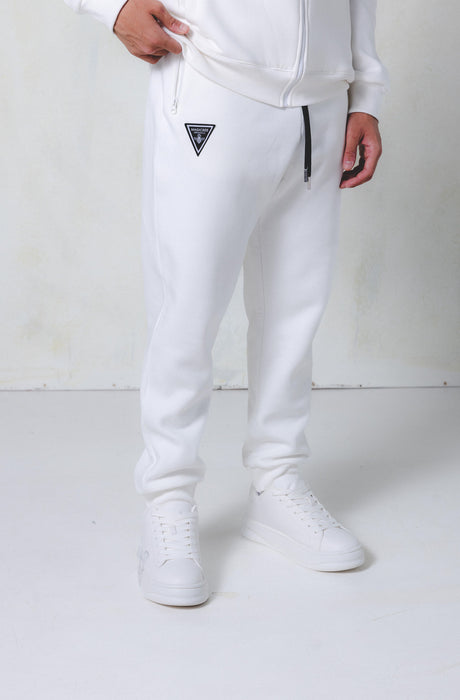 MagicBee Zip Logo Pants - Off White