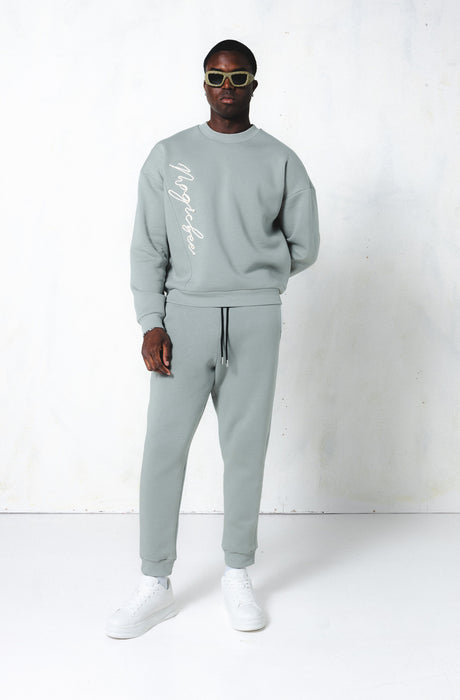 MagicBee Cord Signature Sweatshirt - Oil Green