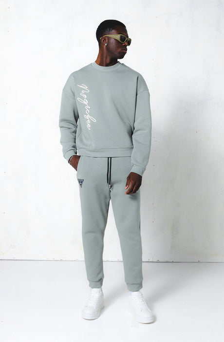 MagicBee Cord Signature Sweatshirt - Oil Green