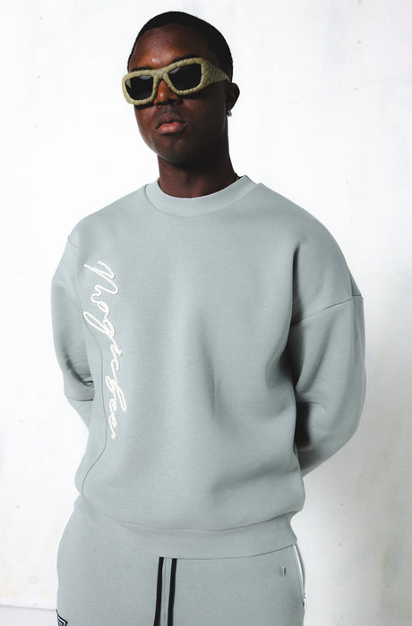 MagicBee Cord Signature Sweatshirt - Oil Green