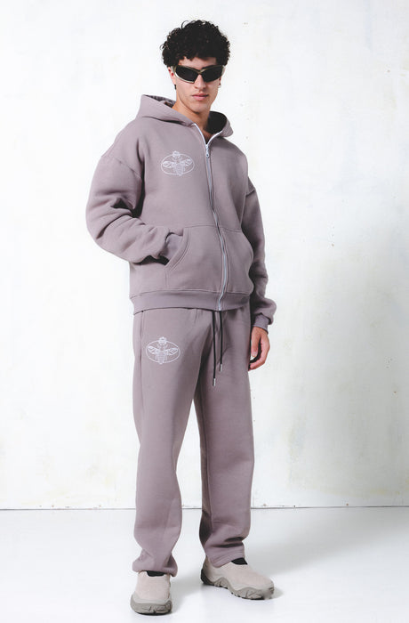 MagicBee Oval Print Pants - Stone