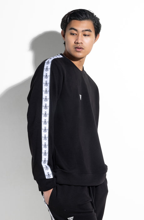 Sweatshirt MagicBee Tape - Noir (Tissu de printemps)