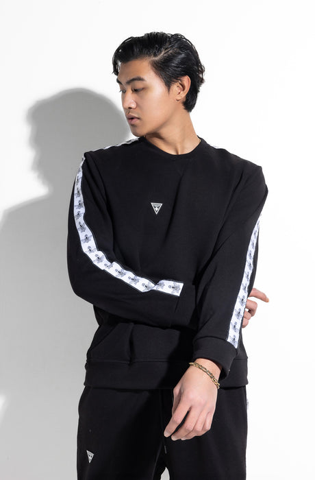 Sweatshirt MagicBee Tape - Noir (Tissu de printemps)