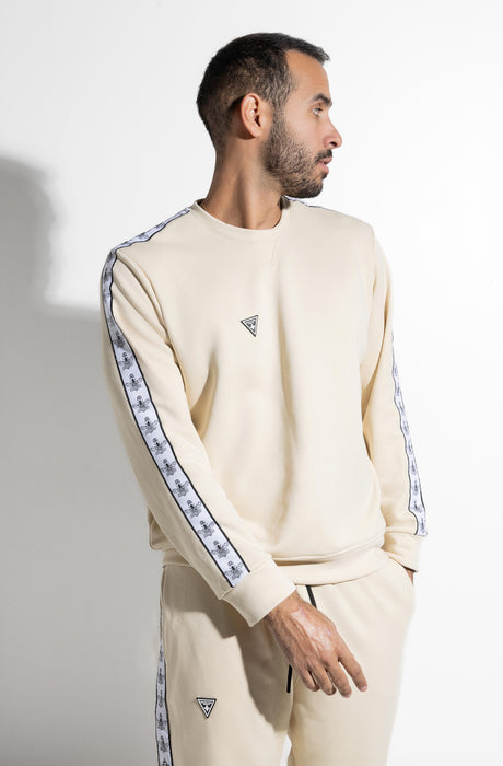 MagicBee Tape Sweatshirt - Beige (Frühlingsstoff)