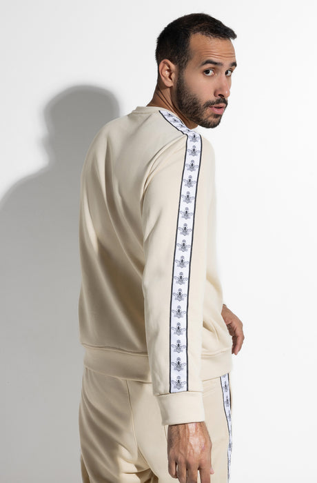 MagicBee Tape Sweatshirt - Beige (Frühlingsstoff)