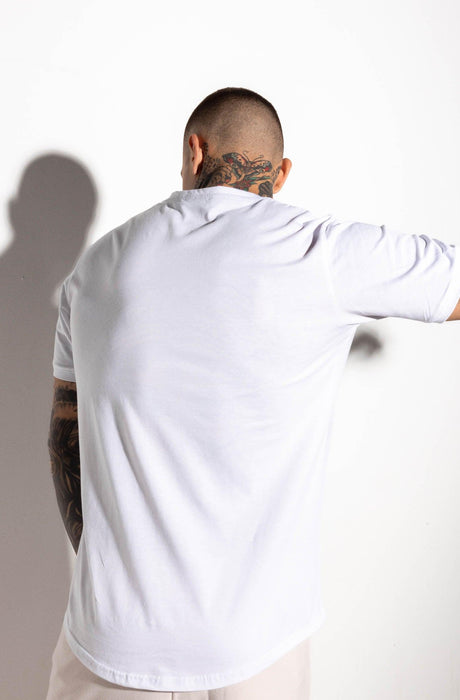 MagicBee Floral Logo Tee - White - magicbee-clothing