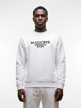 MagicBee Originals 3D Logo Sweatshirt - Off White