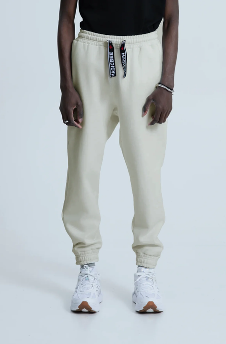 MagicBee Elastic Cord Tape Pants - Beige