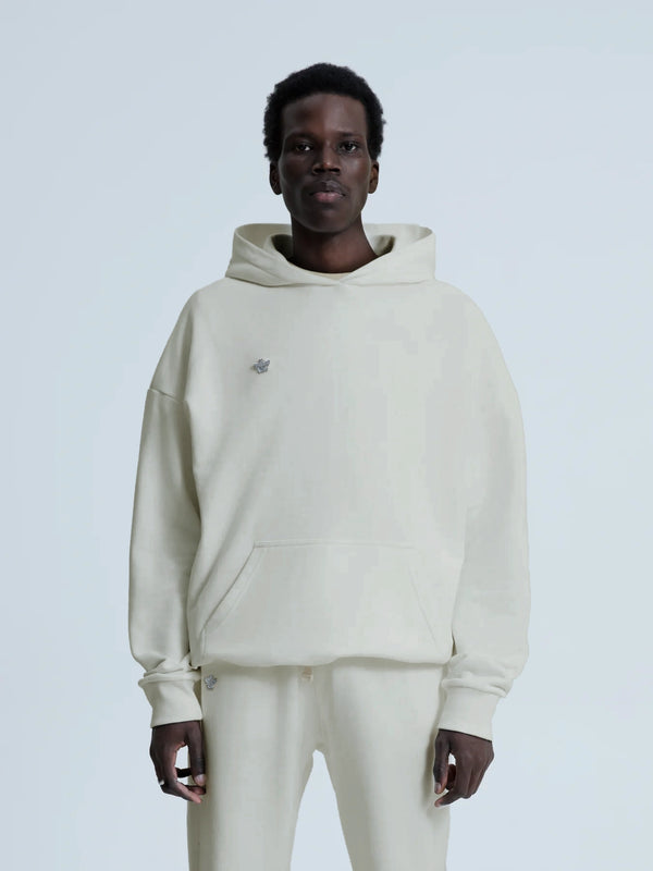 MagicBee Metallic Logo Hoodie - Beige