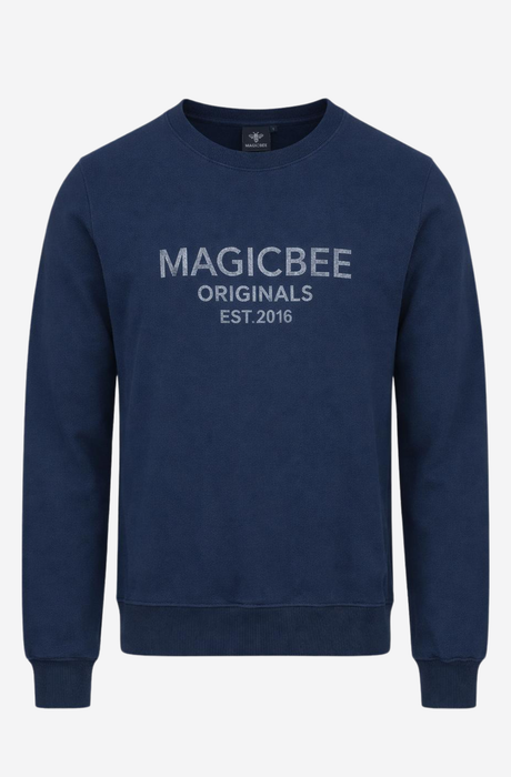 MagicBee Originals 3D Logo Sweatshirt - Dirty Black