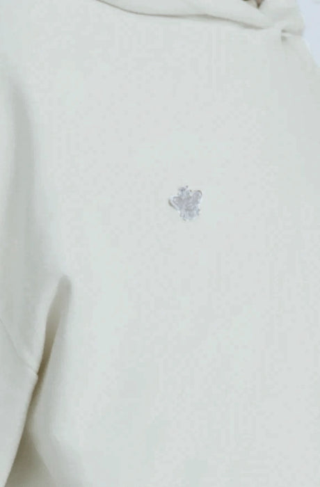 MagicBee Metallic Logo Hoodie - Beige
