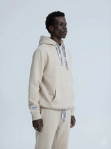 MagicBee Elastic Cord Tape Hoodie - Beige