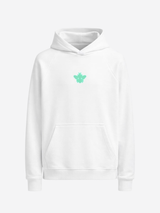 MagicBee Glow-in-the-dark logo Raglan Hoodie - OFF WHITE