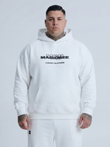 MagicBee 3D Embroidered Logo Hoodie - Off White