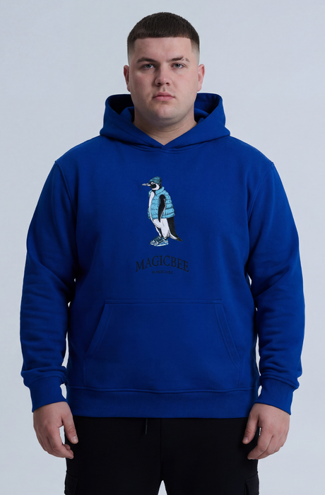 MagicBee Urban Penguin Hoodie - Royal Blue