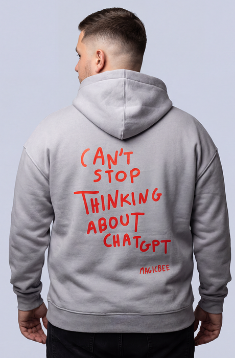 MagicBee ChatGPT Hoodie - Grey