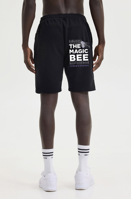 MagicBee Back Logo Shorts - Black