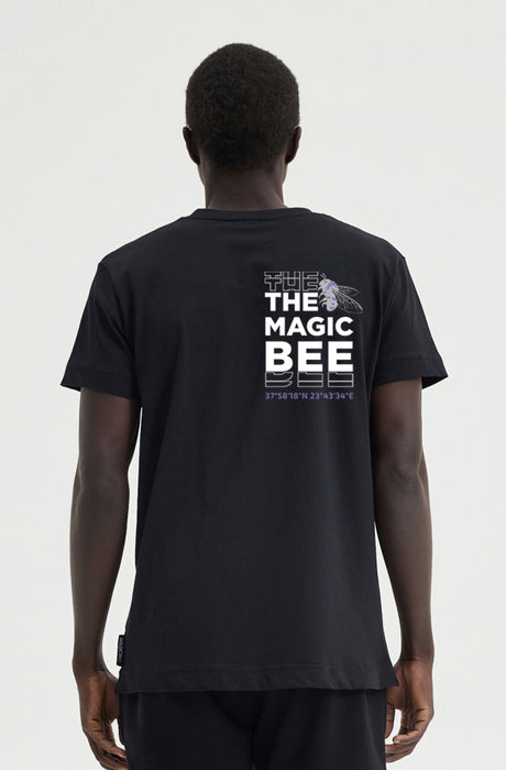 MagicBee Back Logo Tee - Black