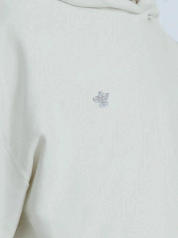 MagicBee Metallic Logo Hoodie - Beige