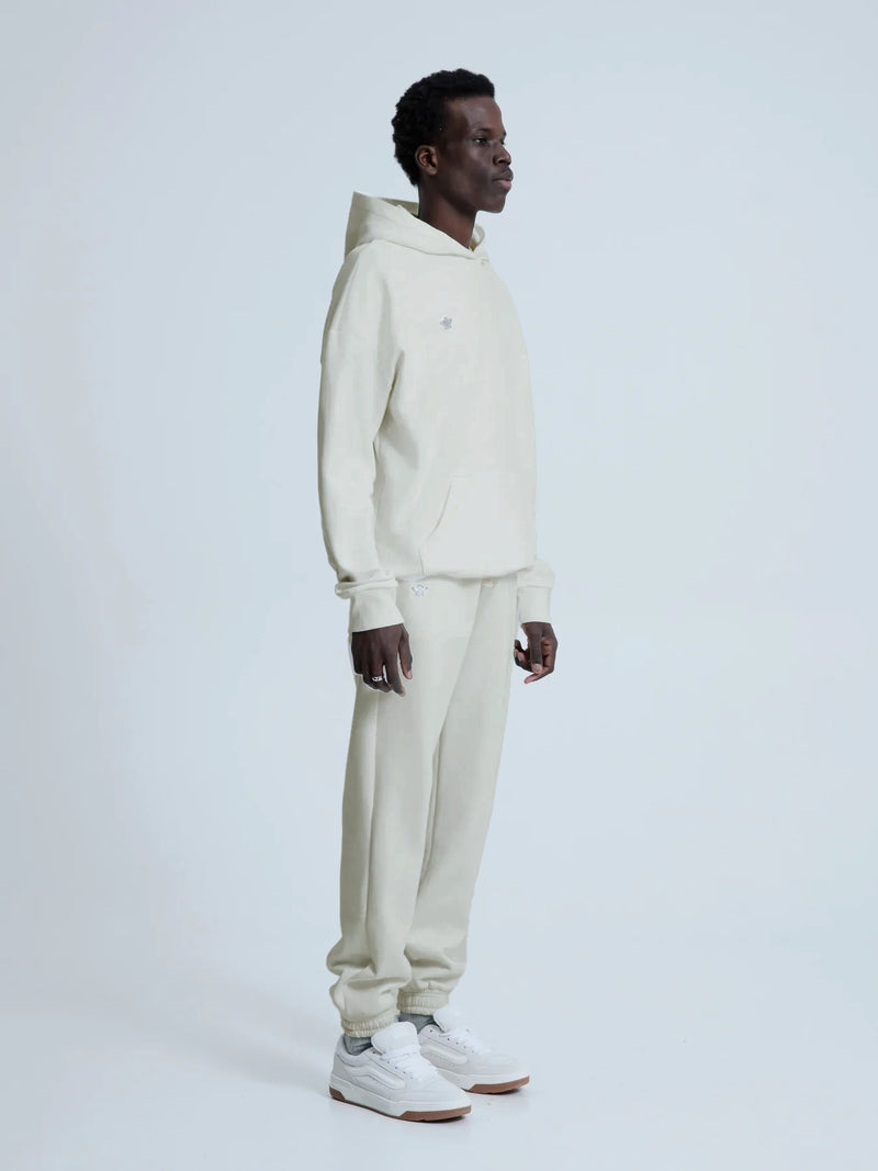 MagicBee Metallic Logo Hoodie - Beige