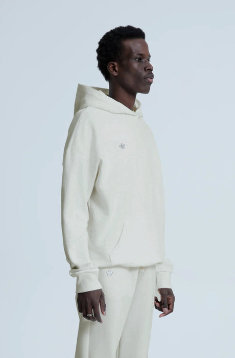 MagicBee Metallic Logo Hoodie - Beige