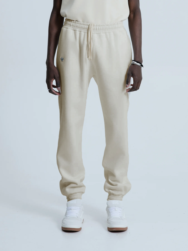 MagicBee Metallic Logo Pants - Beige