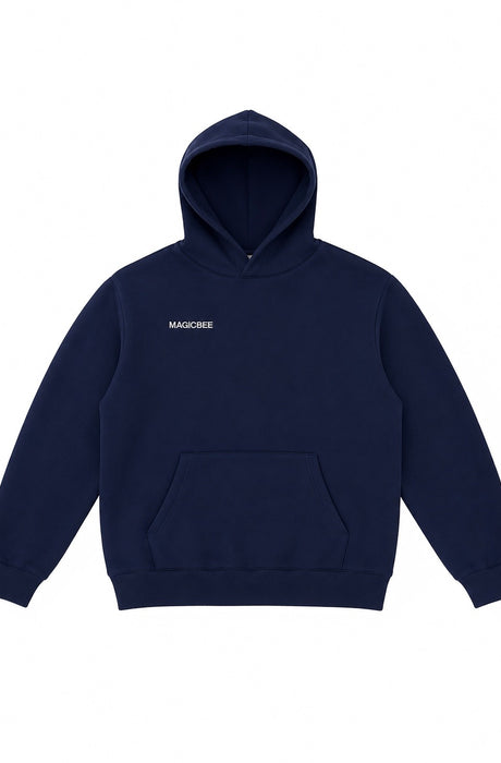 MagicBee Embroidered Logo Hoodie - Blue