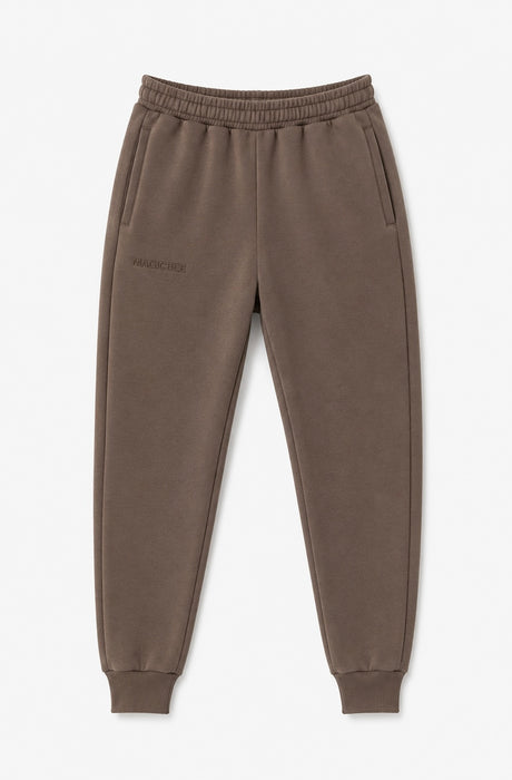 MagicBee Embroidered Logo Pants - Brown