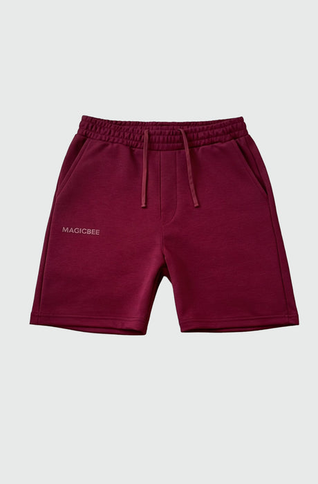 MagicBee Scuba Shorts - Burgundy