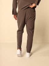 MAGICBEE COUTURE RELAXED FIT TROUSERS - ROCK